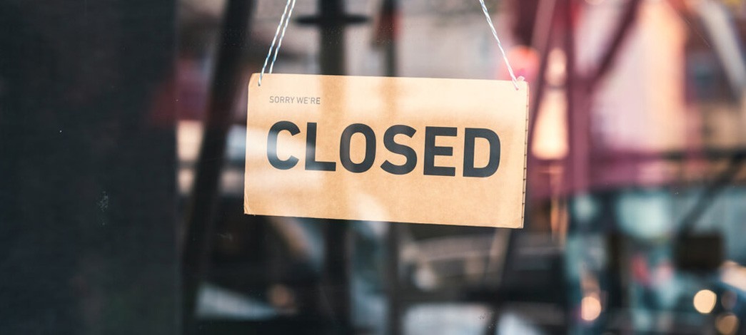 Closed Business Sign Copy
