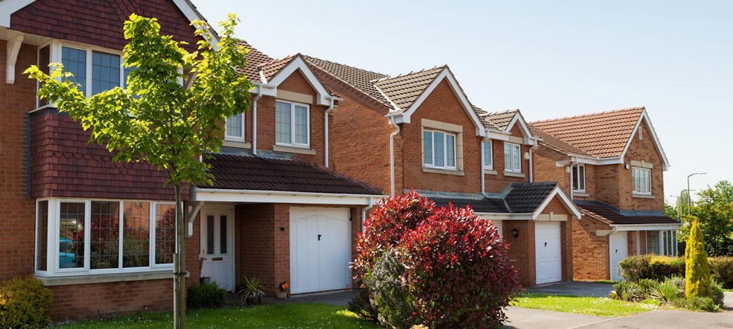 Row Of New Houses
