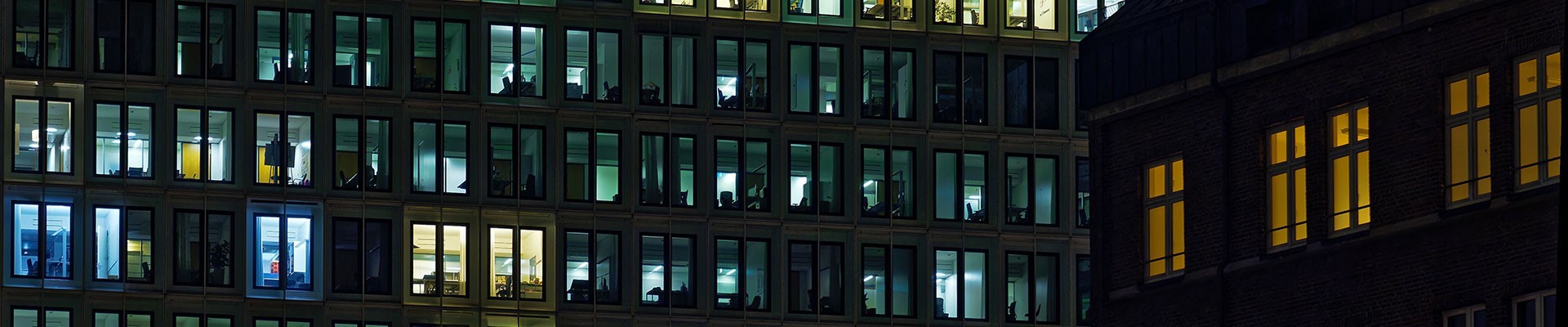 Office Block At Night