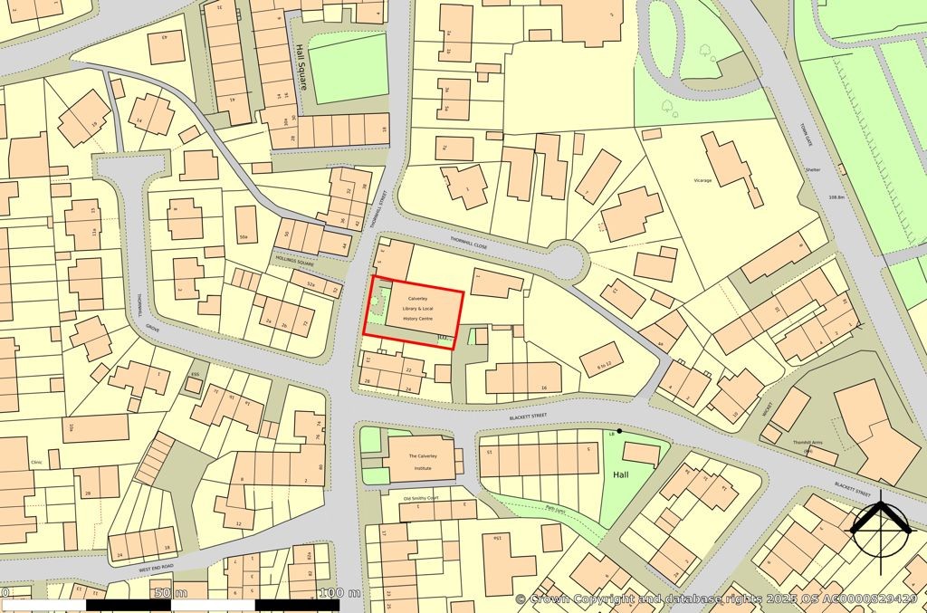 Calverley Library Building, Thornhill Street, Calverley, Pudsey, West Yorkshire, LS28 5PD